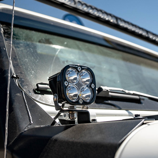 BAJA DESIGNS Squadron Sport Black LED Auxiliary Light Pod Pair - Universal