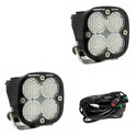 BAJA DESIGNS Squadron Sport Black LED Auxiliary Light Pod Pair - Universal