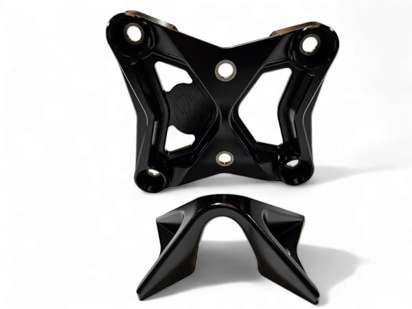 ELEKTRIC OFFROAD 2017-2021 Can Am X3 Maverick EOD Radius Rod Plate with Tow Hook Black