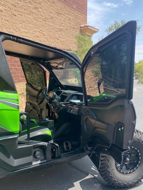 KAWASAKI Teryx KRX 1000 2-SEAT Cab Enclosure "THE VAULT" Upper Side Doors & Panels (Patent Pending)