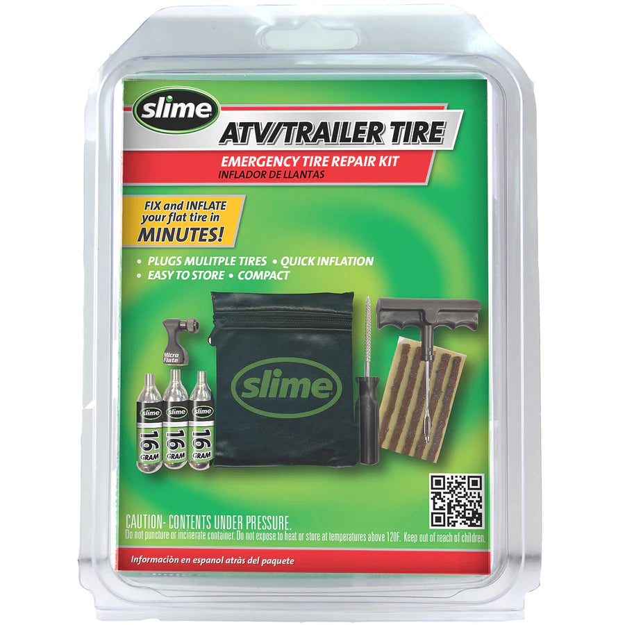 Slime ATV/Trailer Tire Repair Kit Dirt Warrior Accessories