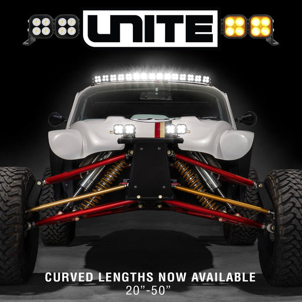 VISION X UNITE LED Light Bar With Curved Rails 40"