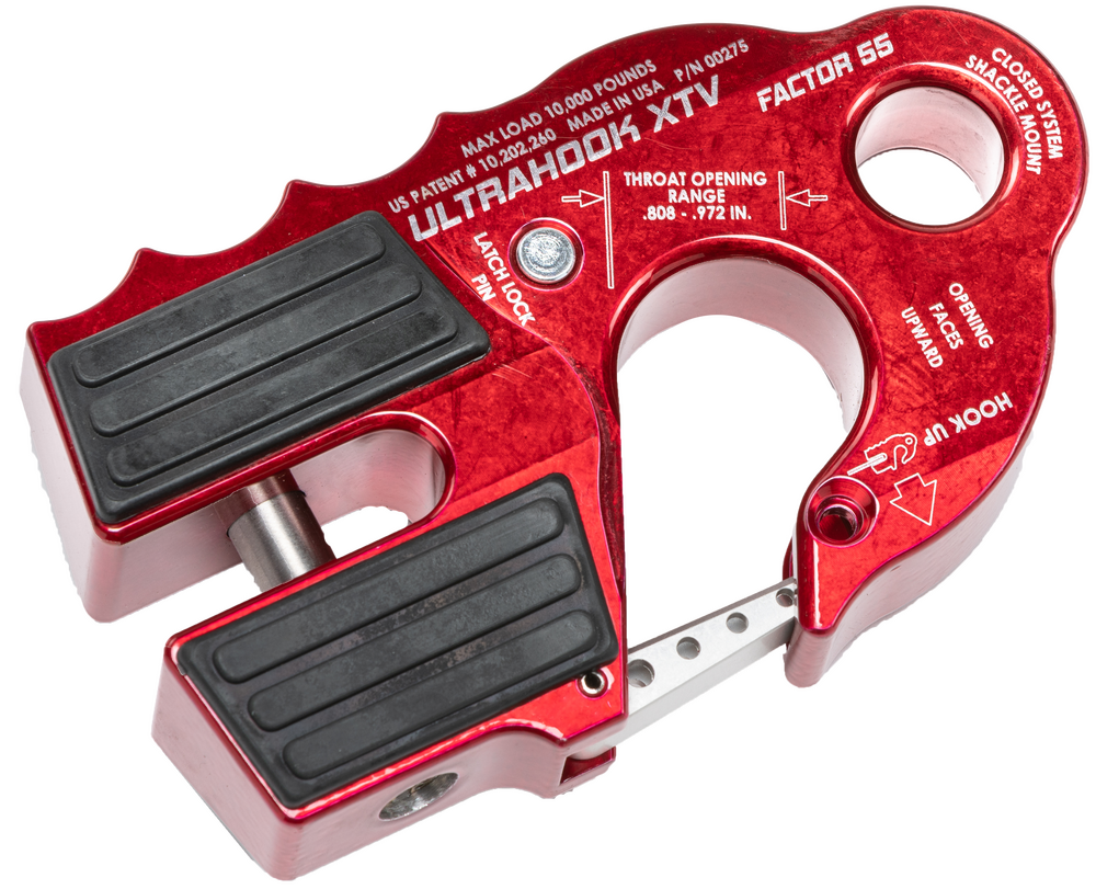 FACTOR 55 ULTRAHOOK XTV WINCH SHACKLE MOUNT Dirt Warrior Accessories