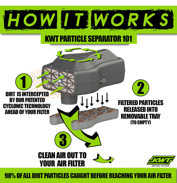 KWT Particle Separator 15'-22' CAN-AM MAVERICK X3 1000