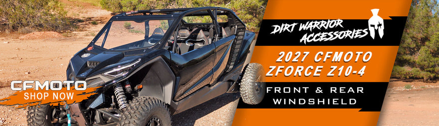 CFMOTO ZFORCE Z10-4 Front & Rear Windshields