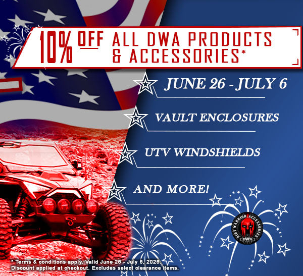 4th of July 10% Off Sale June 26 - July 6
