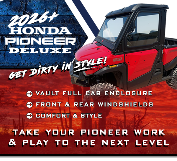 Honda Pioneer 1000 Deluxe 3-Seat Vault Cab Enclosure 2026+