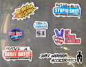 DWA Dirt Warrior Accessories STICKERS