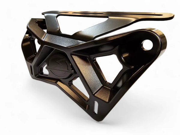 ELEKTRIC OFFROAD 2017 to Current Can Am X3 Maverick Upper Shock Mount Brace with adjustable light mount bracket with Black finish
