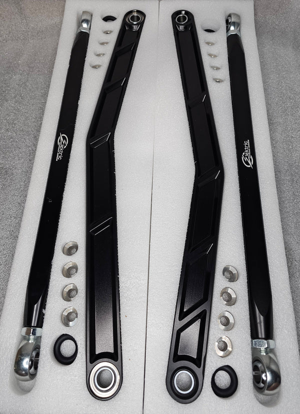 2020 to Current Polaris RZR Pro XP Radius Rods in Black Finish