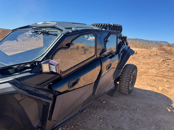 CANAM X3 4-SEAT Cab Enclosure "THE VAULT" Upper Side Doors & Panels (patent pending)