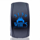 BLUE Waterproof Rocker Switch