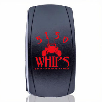 RED Waterproof Rocker Switch
