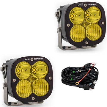 XL Sport LED Auxiliary Light Pod Pair Driving / Combo Amber