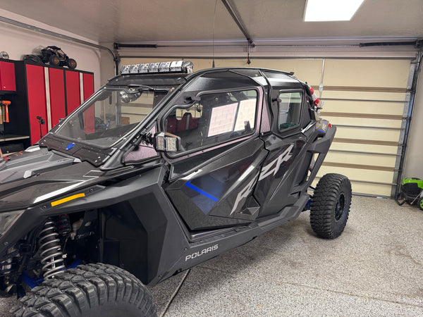 POLARIS RZR PRO XP / TURBO R 4-SEAT Cab Enclosure 2020-24 "THE VAULT" Upper Side Doors & Panels (Patent Pending)