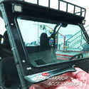 Close-up of YAMAHA RHINO FRONT WINDSHIELD 2005-2012 Dirt Warrior Accessories 