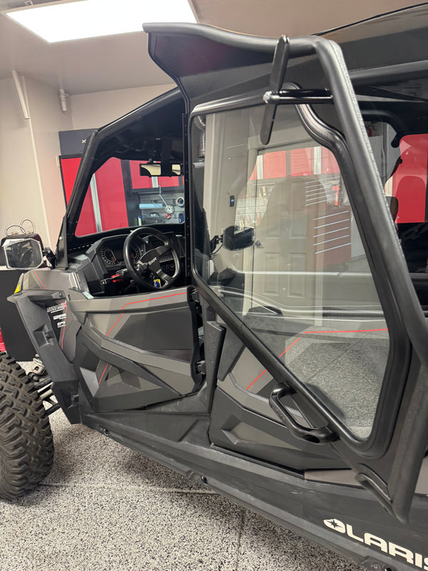 POLARIS RZR Turbo S 4-SEAT Cab Enclosure "THE VAULT" Upper Side Doors & Panels (Patent Pending)