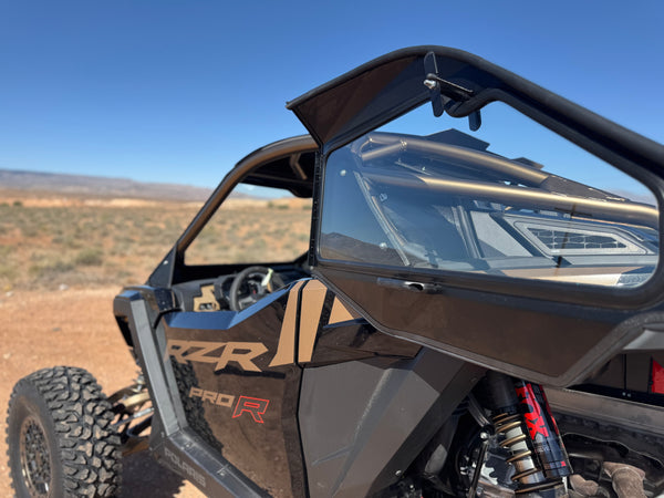 POLARIS RZR PRO R 2-SEAT 2025+ Cab Enclosure "THE VAULT" Upper Side Doors & Panels (Patent Pending)