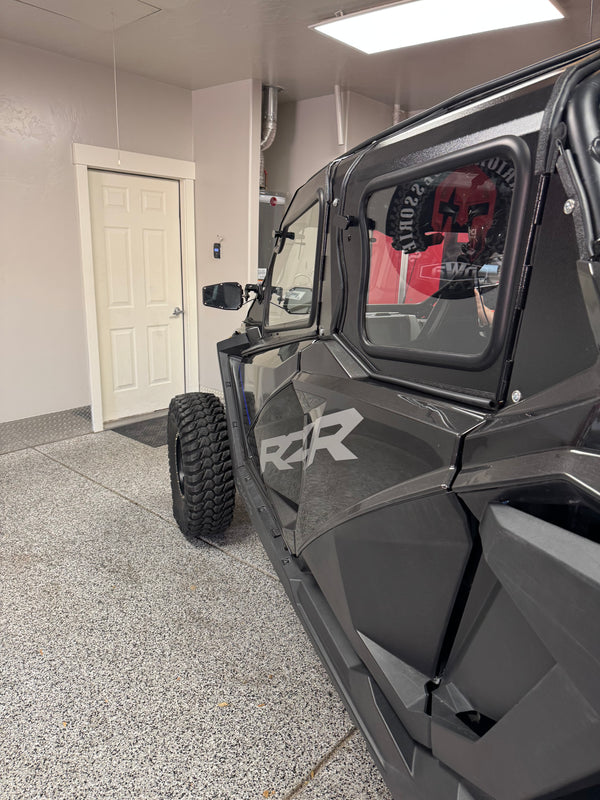 POLARIS RZR PRO XP / TURBO R 4-SEAT Cab Enclosure 2020-24 "THE VAULT" Upper Side Doors & Panels (Patent Pending)