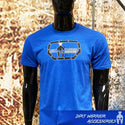 Men's Royal Blue Ancient Warrior T-Shirt. FRONT