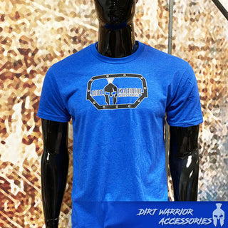 Men's Royal Blue Ancient Warrior T-Shirt. FRONT