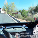 View from inside ARCTIC CAT WILDCAT 1000 FRONT WINDSHIELD 2013-18 'Dirt Warrior Accessories' 