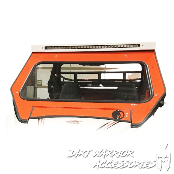 ARCTIC CAT WILDCAT SPORTTRAIL 700 FRONT WINDSHIELD 2014-18 'Dirt Warrior Accessories' branding.