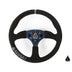 Assault Industries 350R Suede UTV Steering Wheel Blue