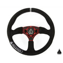 Assault Industries 350R Suede UTV Steering Wheel Red