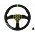 Assault Industries 350R Suede UTV Steering Wheel Gold