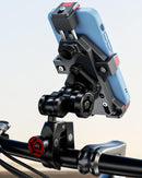 BRCOVAN Aluminum Alloy 1'' Ball Handlebar Clamp Mount Base with Anti-Theft Knob