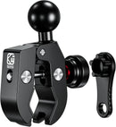 BRCOVAN Aluminum Alloy 1'' Ball Handlebar Clamp Mount Base with Anti-Theft Knob