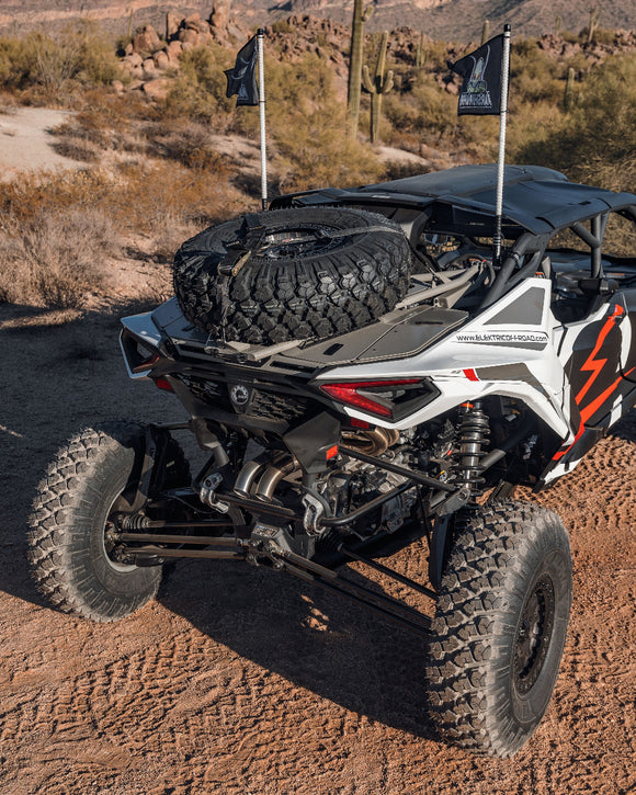Tire Rack for Volt Series Baja Box (Fits: Can-Am Maverick R 2024+)