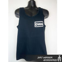 Black tank top with 'DWA' logo Dirt Warrior Accessories 