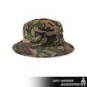 CAMO BUCKET HAT with Dirt Warrior Embroidered Patch
