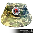 CAMO BUCKET HAT with Dirt Warrior Embroidered Patch