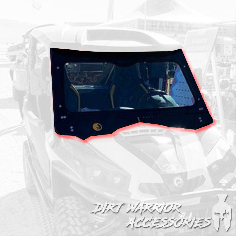 UTV Front Windshield - Can-Am Commander 2010-2020 | Dirt Warrior