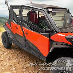 CANAM COMMANDER 2021+ 4-SEAT Cab Enclosure "THE VAULT" Upper Side Doors & Panels (Patent Pending) Dirt Warrior Accessories