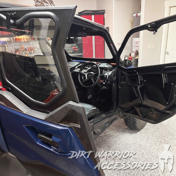 CAN-AM COMMANDER 2021+ 4-SEAT Cab Enclosure "THE VAULT" Upper Side Doors & Panels (Patent Pending) Dirt Warrior Accessories