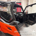 CANAM COMMANDER 2021+ 4-SEAT Cab Enclosure "THE VAULT" Upper Side Doors & Panels (Patent Pending) Dirt Warrior Accessories