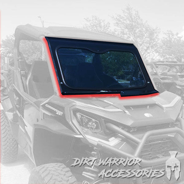 CanAm Commander Front Windshield 2021+ 'Dirt Warrior Accessories' 