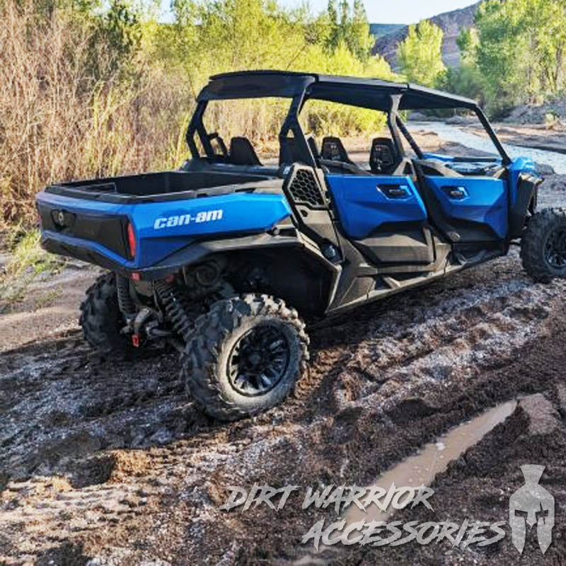UTV Rear Windshield - Can-Am Commander 4-Seat 2021+ | Dirt Warrior ...