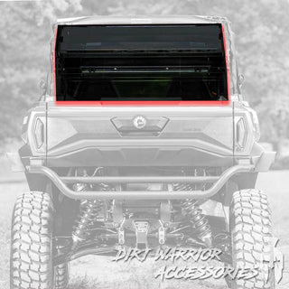 CanAm Commander Rear Windshield 4-SEAT 2021+ - Dirt Warrior Accessories