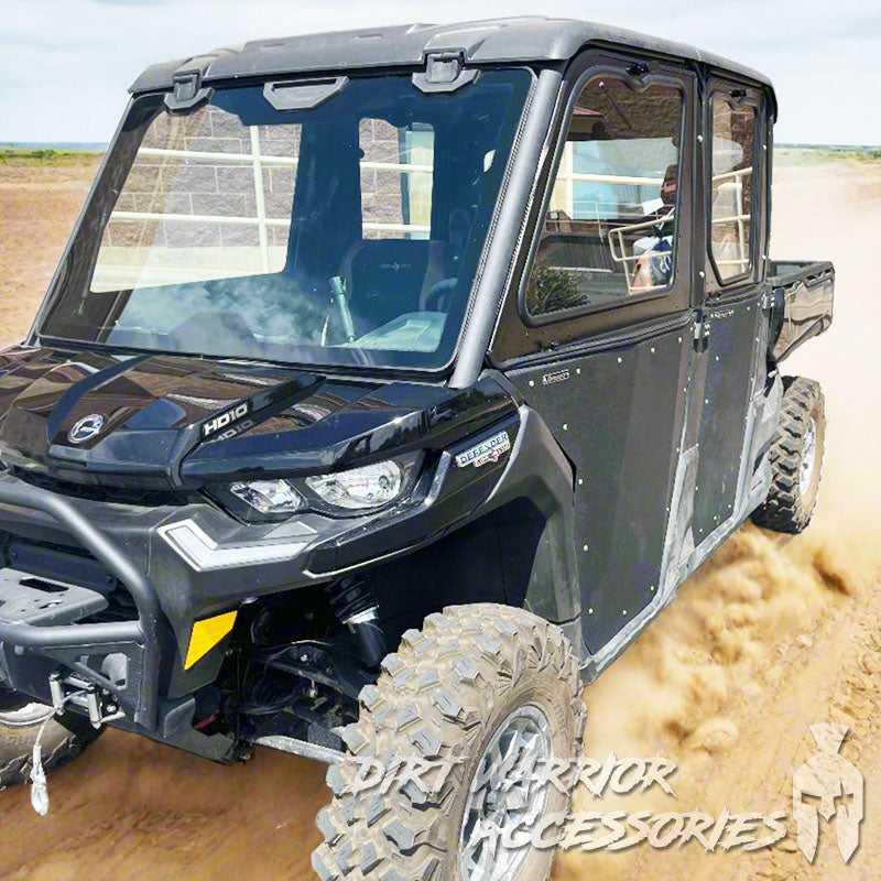 UTV Cab Enclosure - Can-Am Defender 4-Seat 2016+ Upper Side Doors