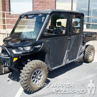 CANAM DEFENDER 4-SEAT Cab Enclosure "THE VAULT" 2016+ Upper Side Doors & Panels to go with Super ATV Doors (Patent Pending) Dirt Warrior Accessories