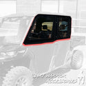 CANAM DEFENDER 4-SEAT Cab Enclosure "THE VAULT" 2016+ Upper Side Doors & Panels to go with Super ATV Doors (Patent Pending)