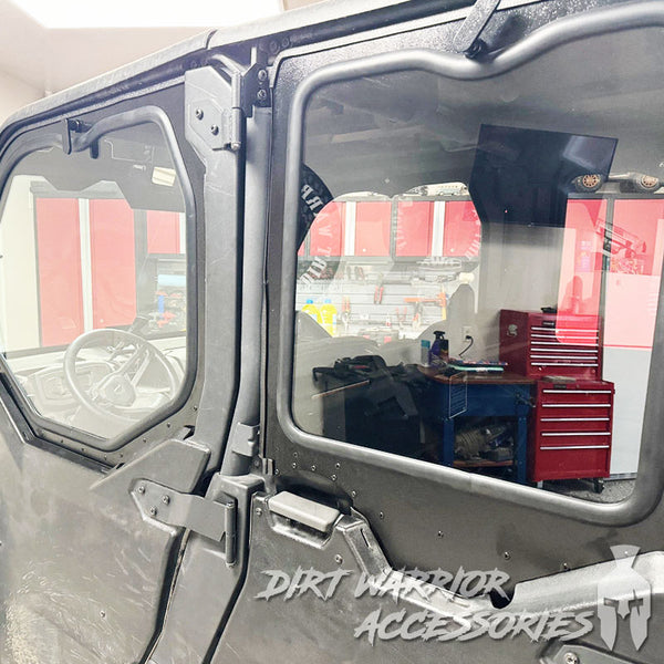 CANAM DEFENDER 4-SEAT Cab Enclosure "THE VAULT" Upper Side Doors & Panels (patent pending) 'Dirt Warrior Accessories' 