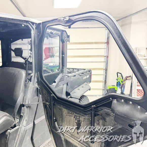 CANAM DEFENDER 4-SEAT Cab Enclosure "THE VAULT" Upper Side Doors & Panels (patent pending) 'DIRT WARRIOR ACCESSORIES' 
