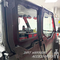 CANAM DEFENDER 4-SEAT Cab Enclosure "THE VAULT" Upper Side Doors & Panels (patent pending) 'Dirt Warrior Accessories'