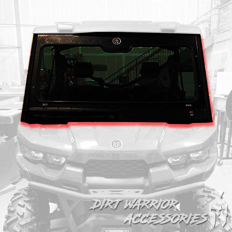 SXS Front Windshield: Can-Am Defender 2015+ | Dirt Warrior Accessories